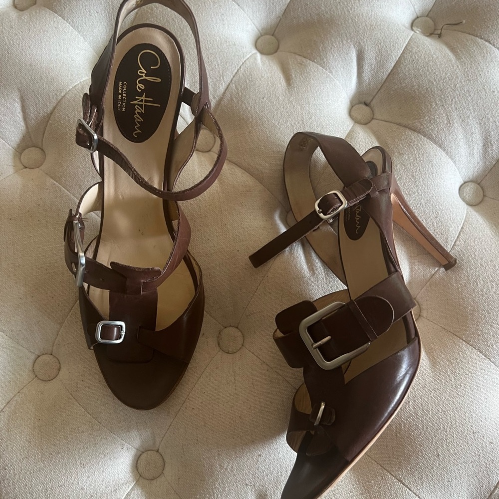 Cole Hahn Gia Leather Heels